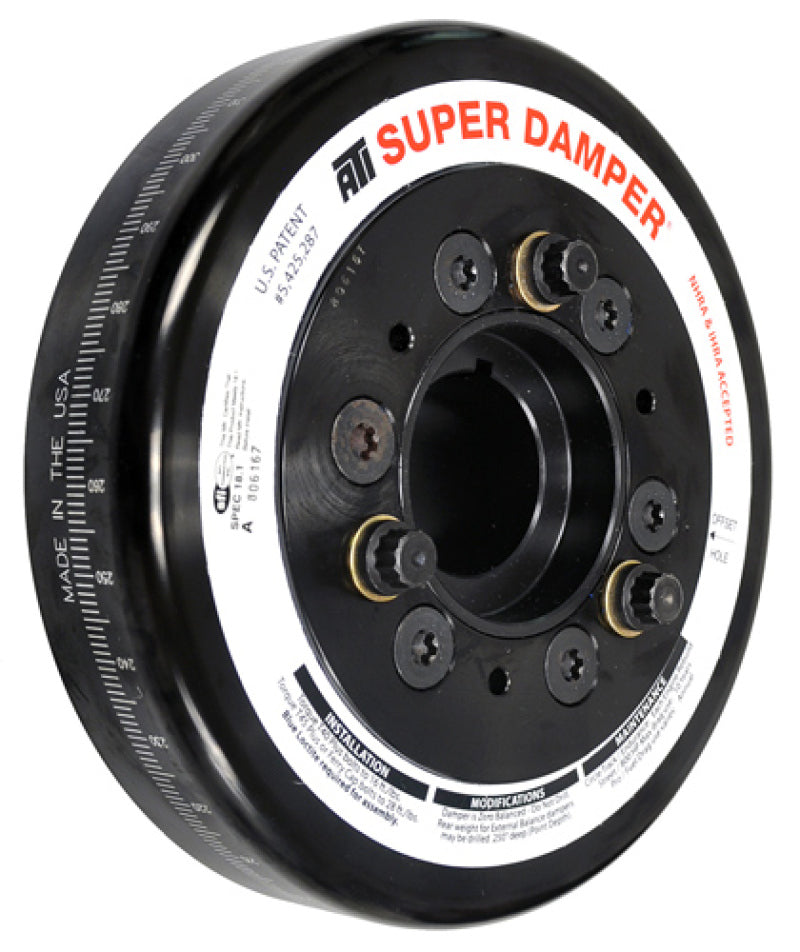 ATI ダンパー - 7.074インチ（約179.7mm） - アルミ製 LW - シボレー ビッグブロック - 3リング