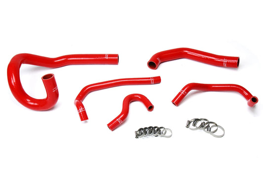 HPS シリコン ホース キット - ラジエーターおよびヒーター ホース 57-1612-RED