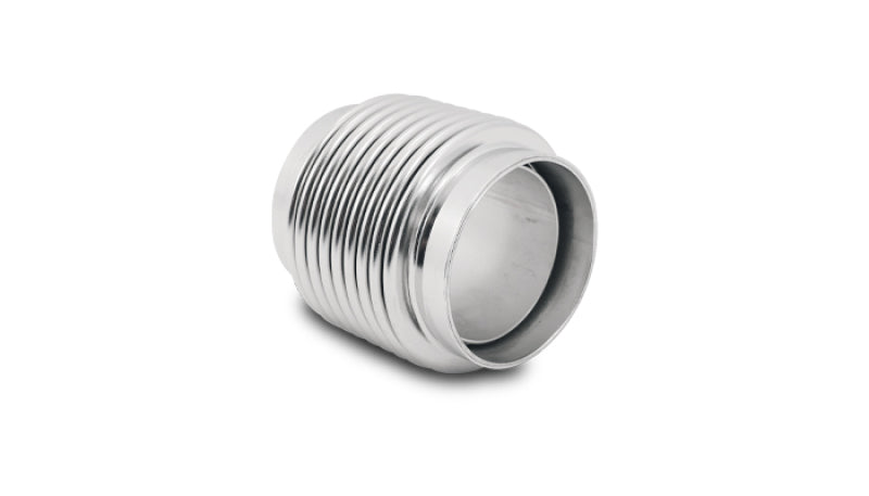 Vibrant ステンレス ベローズアッセンブリー ライナー付 電解研磨 入口/出口内径1.875インチ(約48mm) 全長2.75インチ(約70mm)
