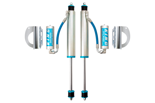 King Shocks 89-97 トヨタ ランドクルーザー 80 フロント 2.5インチ（約63.5mm）ダイア リモートリザーブショック 3〜5インチ（約7.6〜12.7cm）リフト用（ペア）