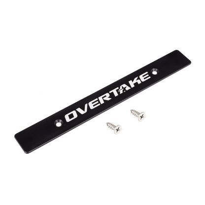 OVERTAKE フロントナンバー穴隠しプレート | スバル 2002-2014年 WRX / 2004-2014年 STI / 2022-2026年 BRZ・トヨタ GR86 / 1998-2016年 インプレッサ