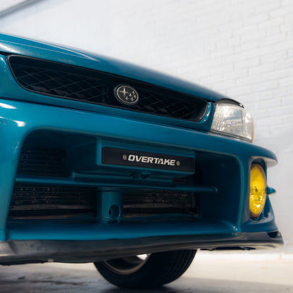 OVERTAKE フロントナンバー穴隠しプレート | スバル 2002-2014年 WRX / 2004-2014年 STI / 2022-2026年 BRZ・トヨタ GR86 / 1998-2016年 インプレッサ