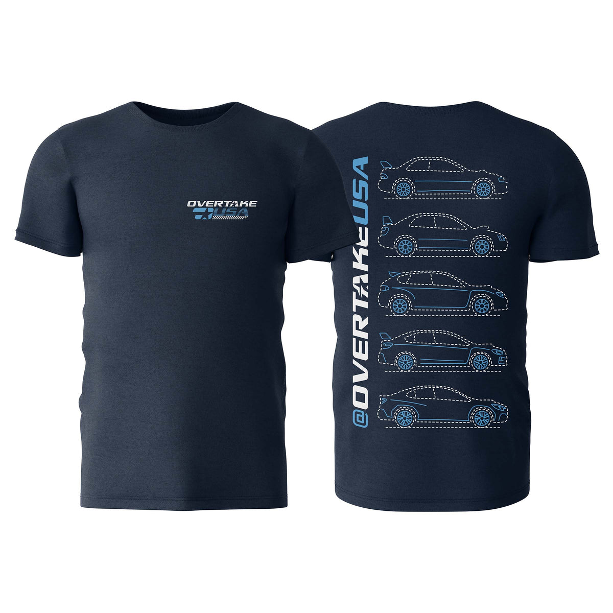 OVERTAKE Tシャツ スバル ジェネレーションズ ミッドナイトネイビー