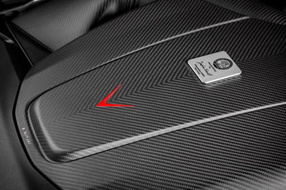 Eventuri Mercedes C190 R190 AMG GT 2DR GT / GTS / GTR ブラックカーボンインテーク + エンジンカバー - マット