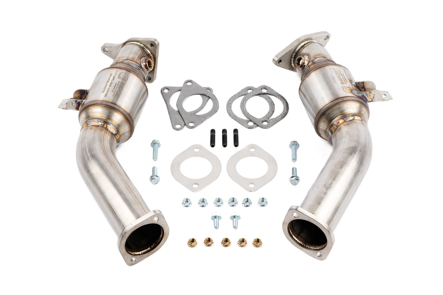AMS Performance ストリート ロアハイフローキャタライザー | 2023+ 日産 Z & 2016-2024 インフィニティ Q50 / Q60 VR30DDTT (AMS.53.05.0001-2)