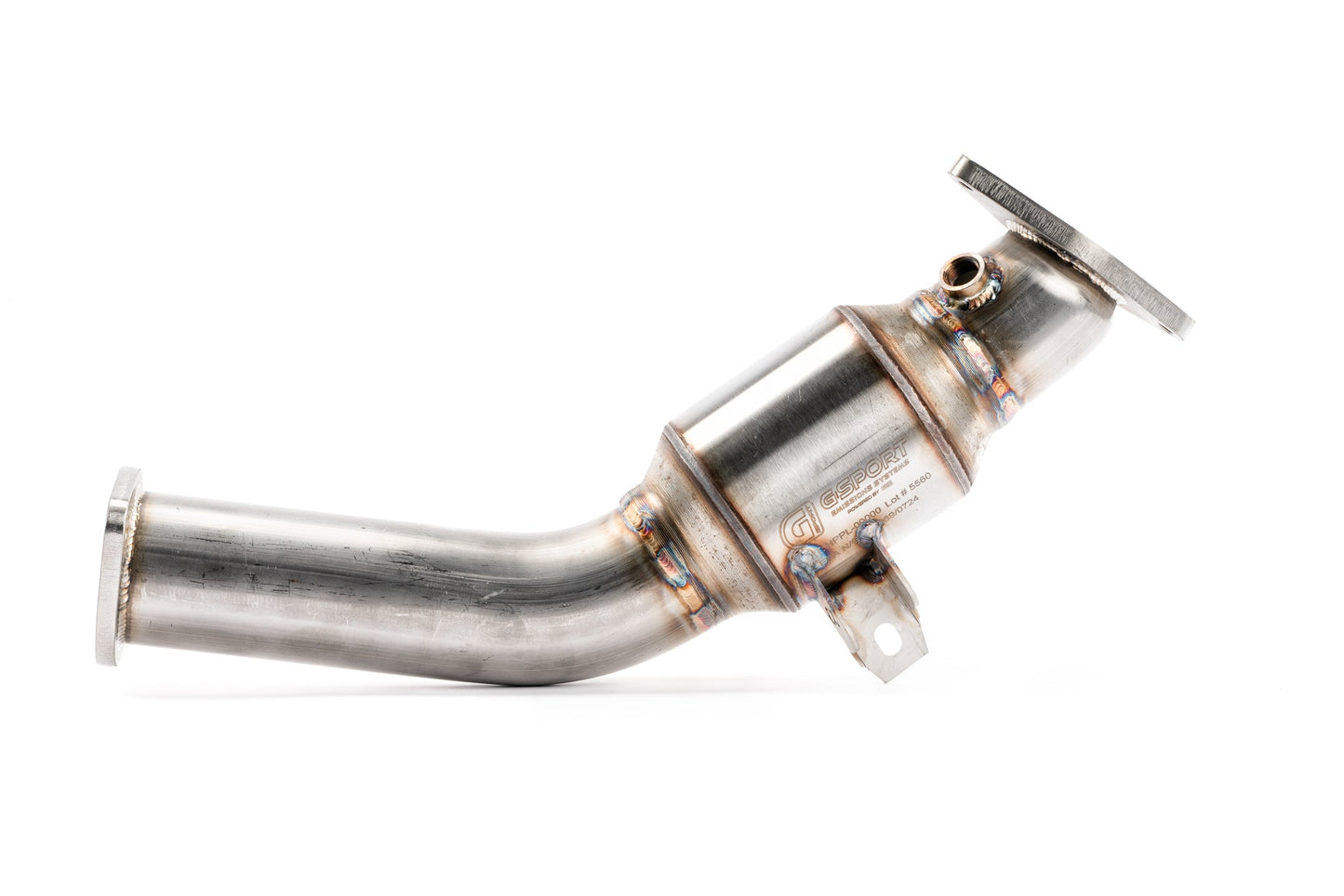 AMS Performance ストリート ロアハイフローキャタライザー | 2023+ 日産 Z & 2016-2024 インフィニティ Q50 / Q60 VR30DDTT (AMS.53.05.0001-2)