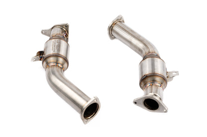 AMS Performance ストリート ロアハイフローキャタライザー | 2023+ 日産 Z & 2016-2024 インフィニティ Q50 / Q60 VR30DDTT (AMS.53.05.0001-2)