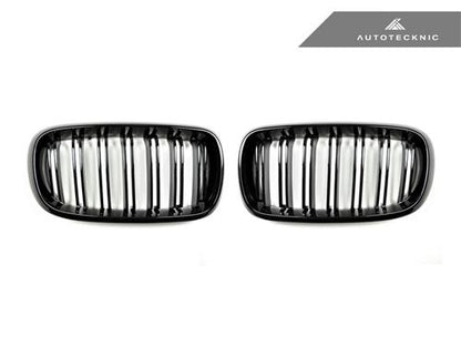 AutoTecknic f15 x5 f16 x6 double slat front grille set - iND Distribution
