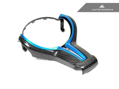AutoTecknic f chassis carbon fiber outer steering wheel trim - iND Distribution