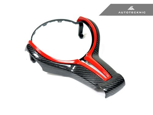 AutoTecknic f chassis carbon fiber outer steering wheel trim - iND Distribution