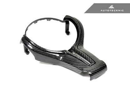 AutoTecknic f chassis carbon fiber outer steering wheel trim - iND Distribution