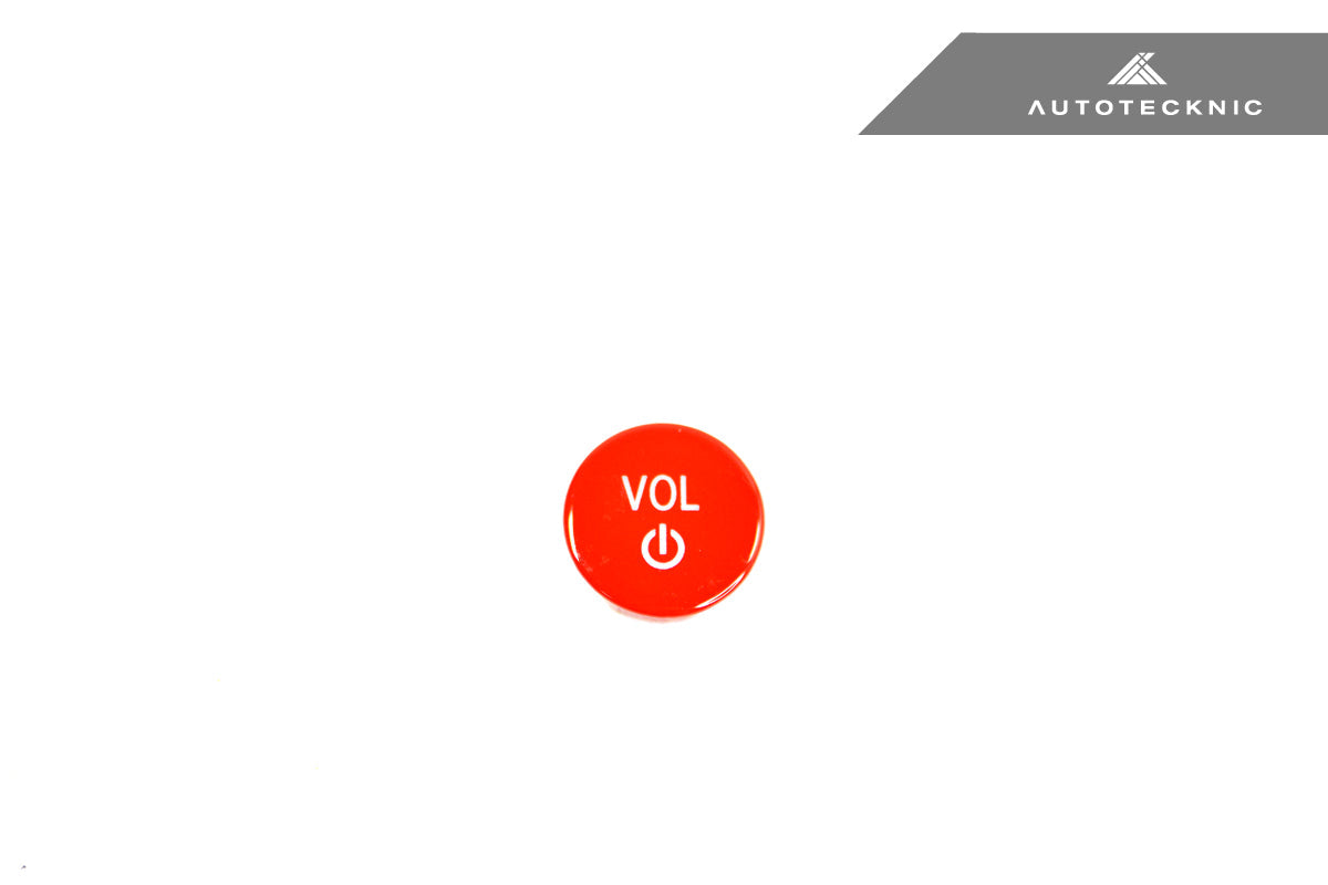 AutoTecknic F9X / Gシャーシ レッド オーディオボリュームボタン