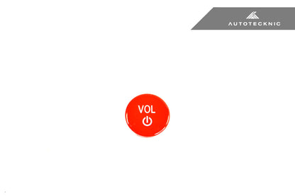 AutoTecknic F9X / Gシャーシ レッド オーディオボリュームボタン