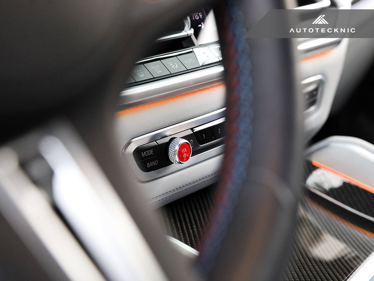 AutoTecknic F9X / Gシャーシ レッド オーディオボリュームボタン