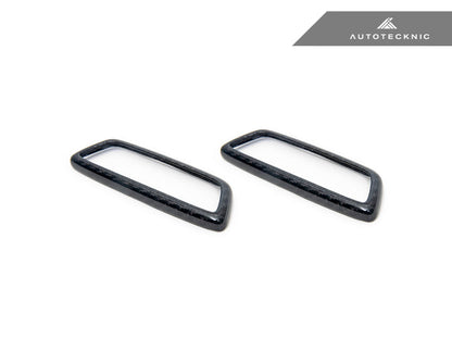 AutoTecknic BMW M フロントシート ドライカーボン イルミネーテッドエンブレムサラウンド