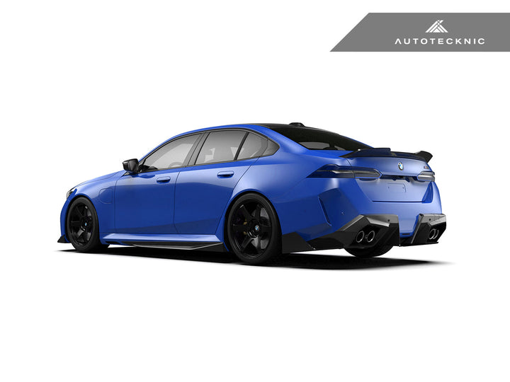 AutoTecknic G90 / G99 M5 ドライカーボン サイドスカートエクステンションセット - V2