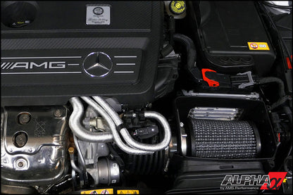 AMS Performance Mercedes-Benz AMG M133 2.0L パフォーマンスエアフィルター＆CNCアルミアダプター | ALP.19.08.0001-1