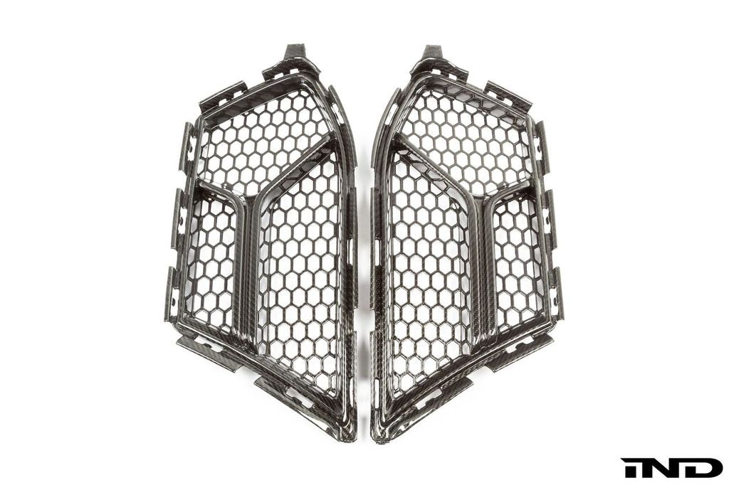 AutoTecknic G8X M3 / M4 ドライカーボン Corsa フロントバンパー ロワーベントセット