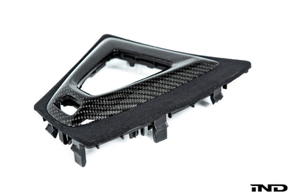 AutoTecknic F8X M2C / M3 / M4 カーボンアルカンターラシフトコンソールトリム - LHD(左ハンドル車) DCT