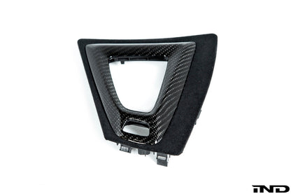 AutoTecknic F8X M2C / M3 / M4 カーボンアルカンターラシフトコンソールトリム - LHD(左ハンドル車) DCT