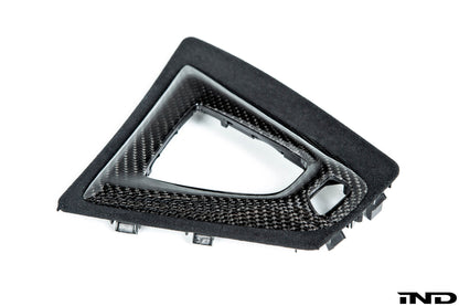 AutoTecknic F8X M2C / M3 / M4 カーボンアルカンターラシフトコンソールトリム - LHD(左ハンドル車) DCT