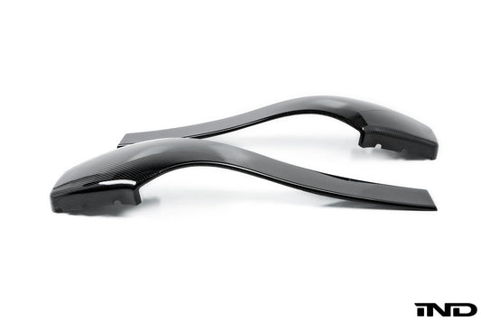 AutoTecknic f87 m2 competition dry carbon seat back cover set - iND Distribution