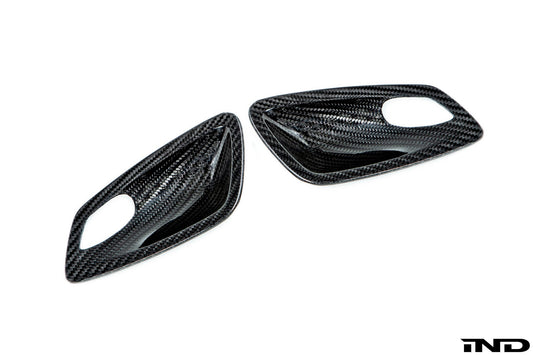 Autotecknic E92 / E93 M3 ドライカーボン インテリアドアハンドルトリムセット