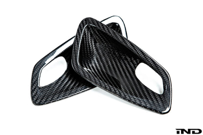 Autotecknic E92 / E93 M3 ドライカーボン インテリアドアハンドルトリムセット