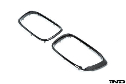 Autotecknic F9X X3M / F98 X4M プレLCI 純正交換用ドライカーボングリルサラウンド