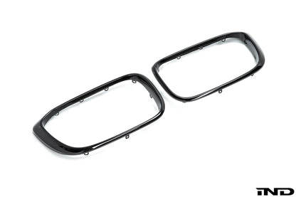 Autotecknic F9X X3M / F98 X4M プレLCI 純正交換用ドライカーボングリルサラウンド