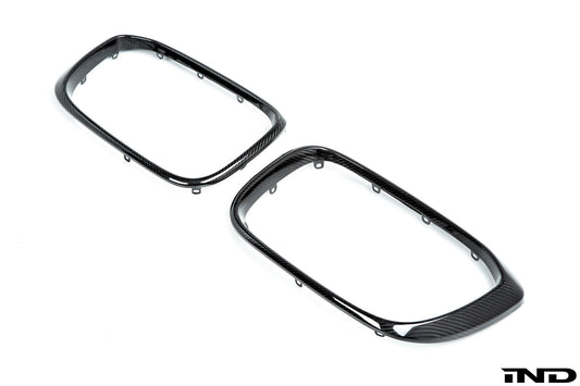 Autotecknic F9X X3M / F98 X4M プレLCI 純正交換用ドライカーボングリルサラウンド