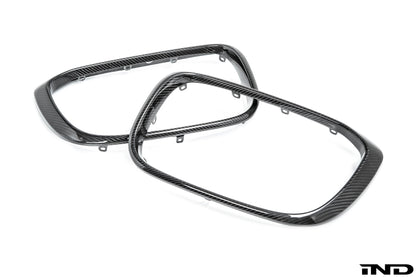 Autotecknic F9X X3M / F98 X4M プレLCI 純正交換用ドライカーボングリルサラウンド