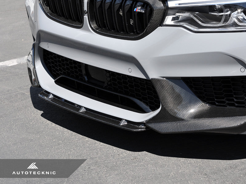 AutoTecknic f90 m5 dry carbon center front lip - iND Distribution
