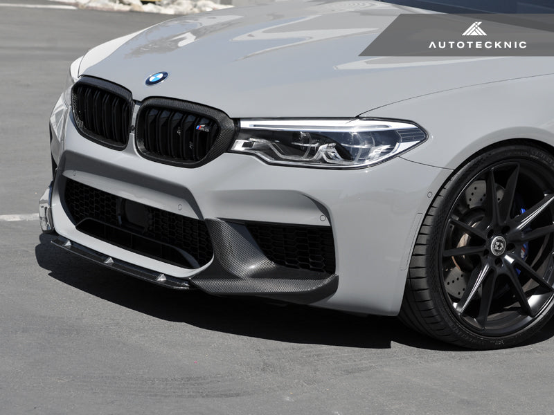 AutoTecknic f90 m5 dry carbon center front lip - iND Distribution