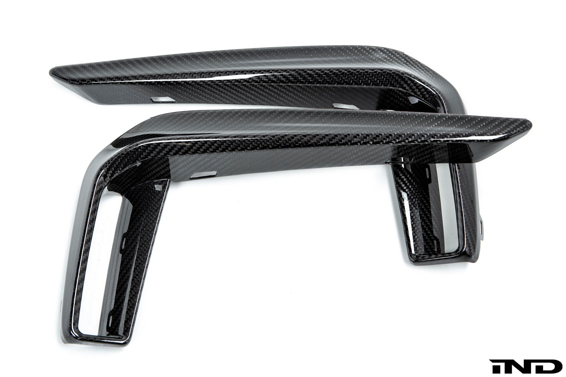 AutoTecknic g30 5 series m sport dry carbon front bumper trim - iND Distribution
