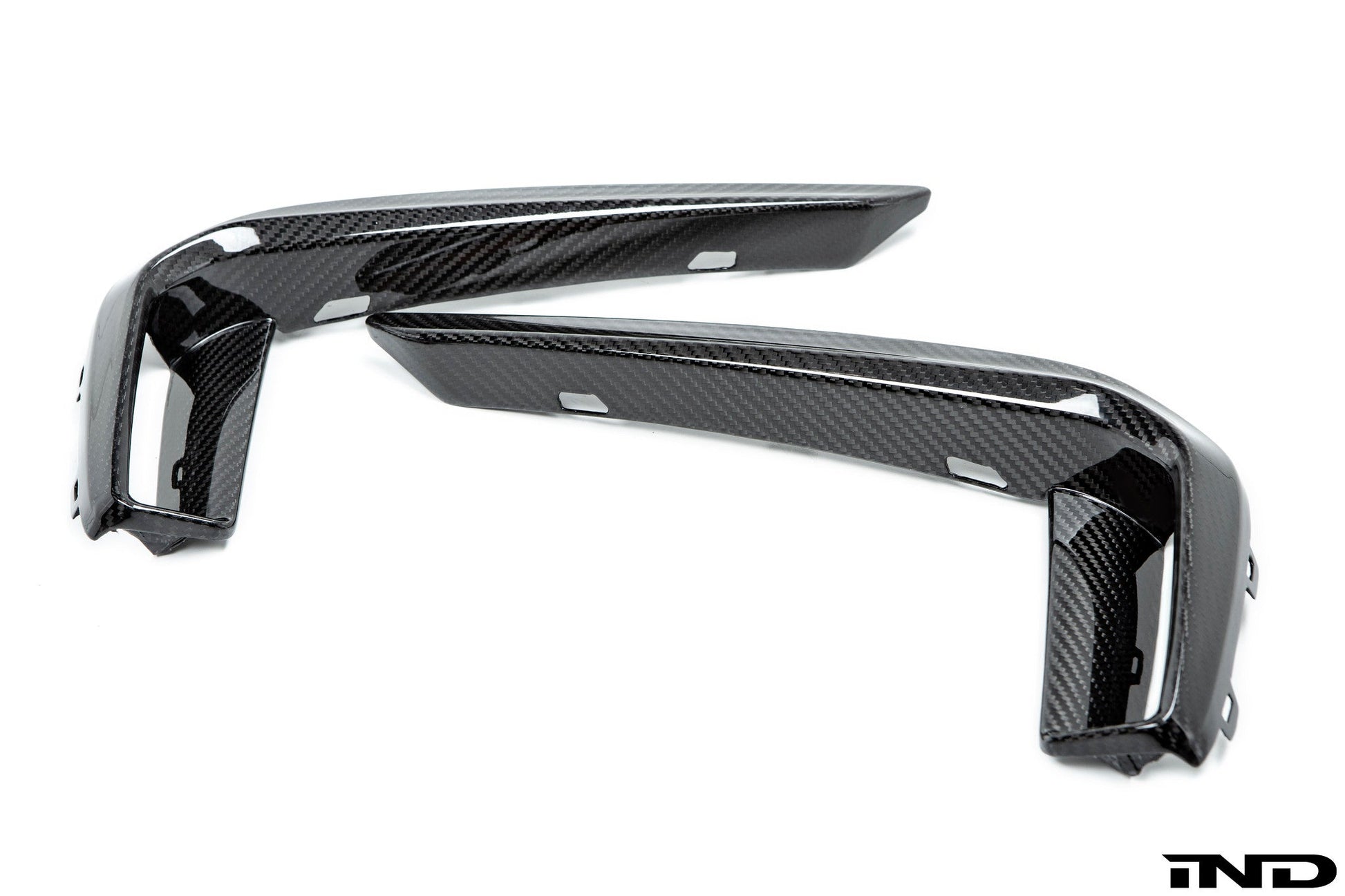 AutoTecknic g30 5 series m sport dry carbon front bumper trim - iND Distribution