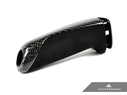 AutoTecknic f chassis carbon alcantara e brake handle - iND Distribution