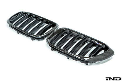 BMW m Performance f97 x3m carbon front grille set - iND Distribution