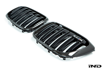 BMW m Performance f98 x4m carbon front grille set 1 - iND Distribution