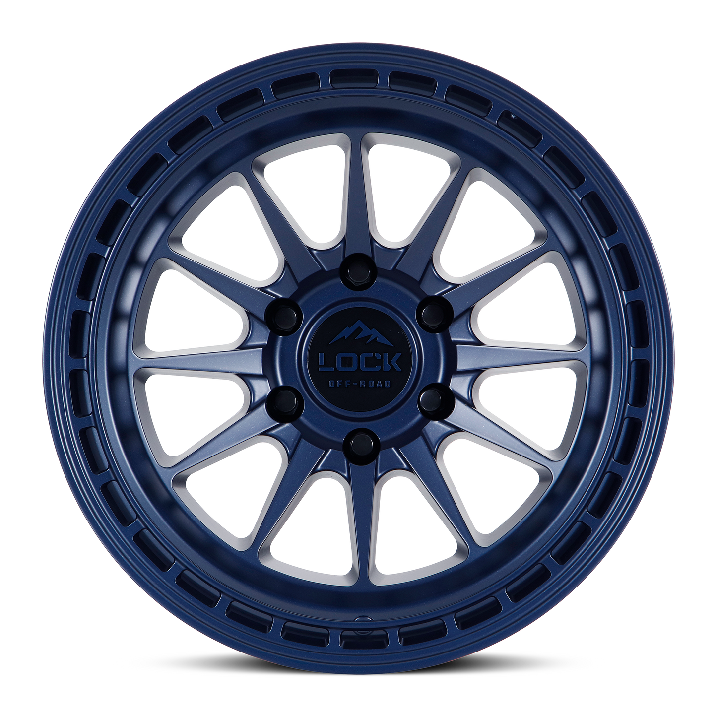 Lock Off-Road Wheels BAJA - マットブルー