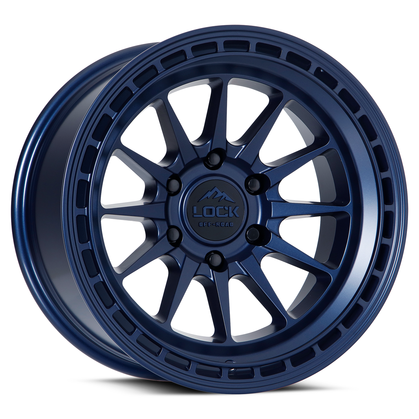 Lock Off-Road Wheels BAJA - マットブルー