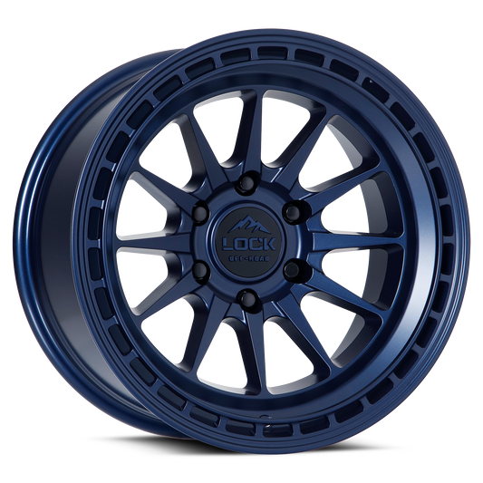 Lock Off-Road Wheels BAJA - マットブルー