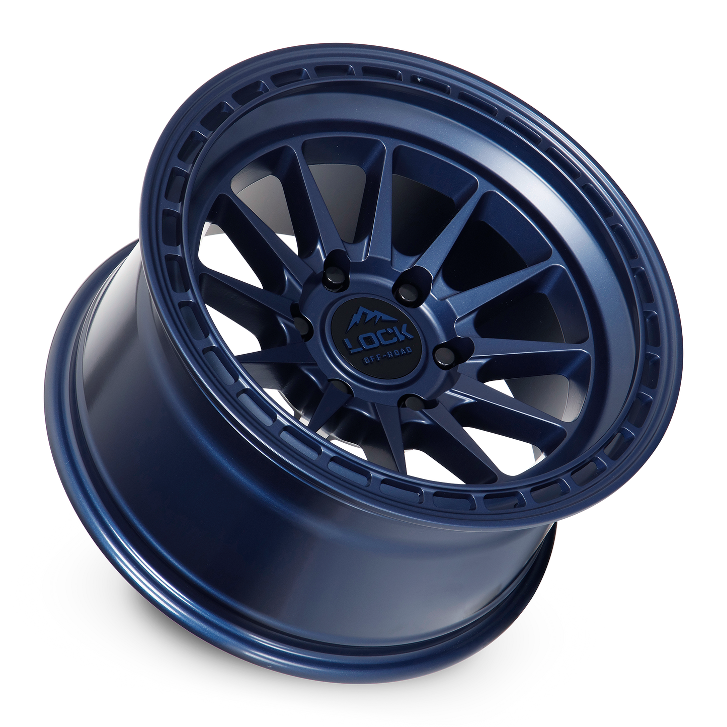 Lock Off-Road Wheels BAJA - マットブルー