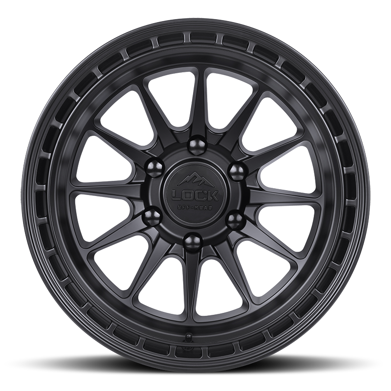 Lock Off-Road Wheels BAJA- マットブラック