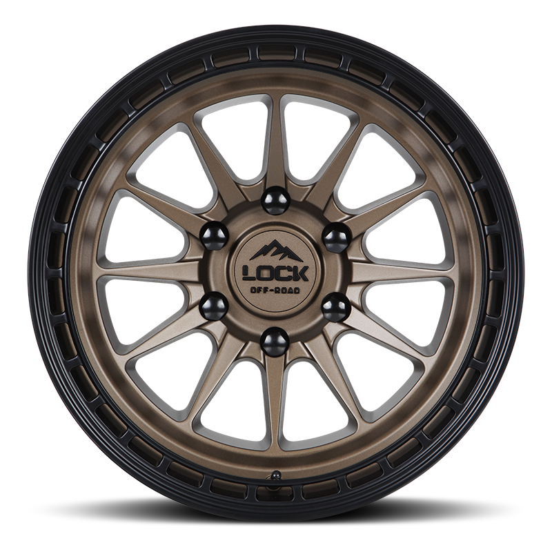 Lock Off-Road Wheels BAJA - マットデザートブロンズ