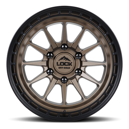 Lock Off-Road Wheels BAJA - マットデザートブロンズ