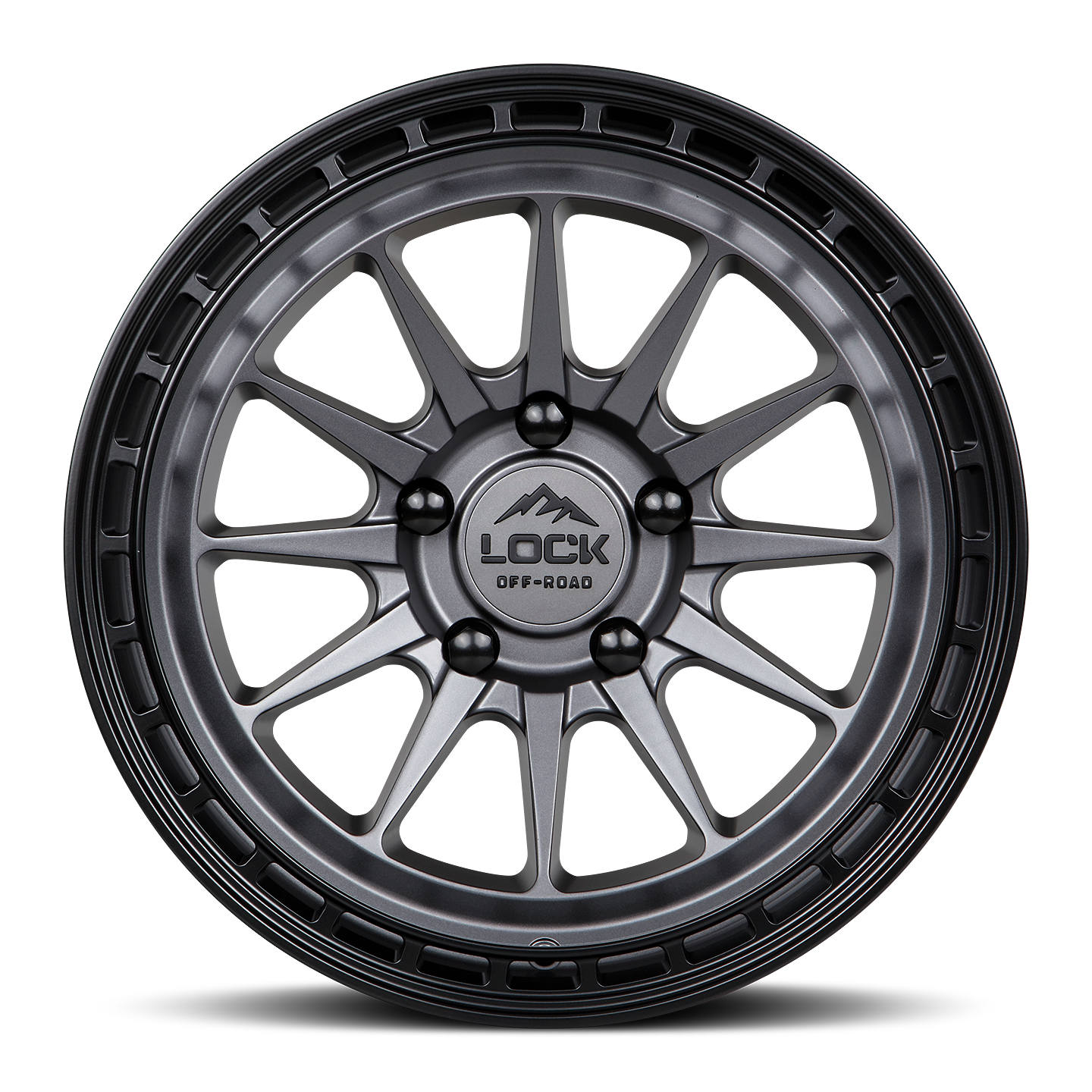 Lock Off-Road Wheels BAJA - マットグレー