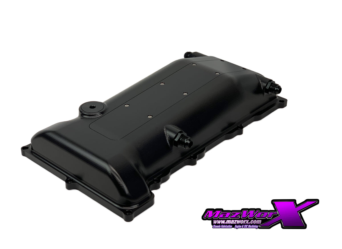 Mazworx - SR20 ビレットバルブカバー SR20VE FR車用(縦置きエンジン) (13264-P1)