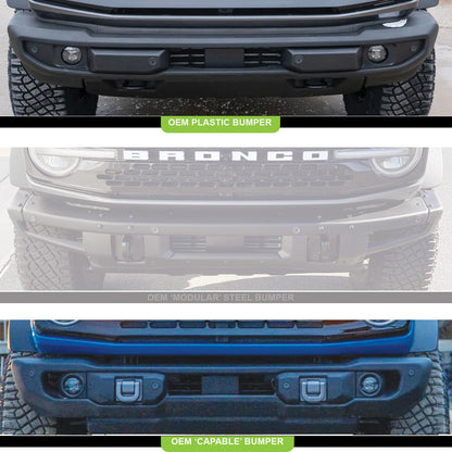 Baja Designs Ford Ranger（2019年以降）／Bronco プラスチックバンパー（2021年以降）用フォグポケットキット