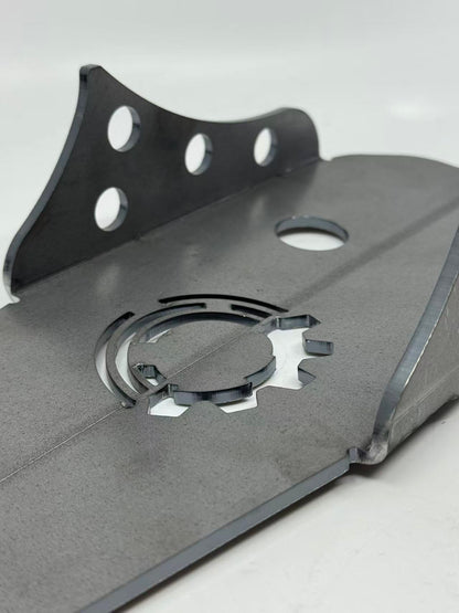 Speed Tek Auto Racing - 10インチ クイックチェンジ用 レーザーカット スキッドプレート 350MPa